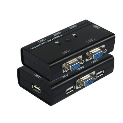 2-portowy przełącznik USB VGA KVM