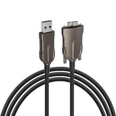 USB 3.0 A męski na Micro B męski ze śrubami mocującymi