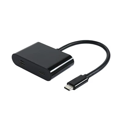 USB-C 3.1 męski na MiniDisplayPort z kablem adaptera Power Delivery 60 W