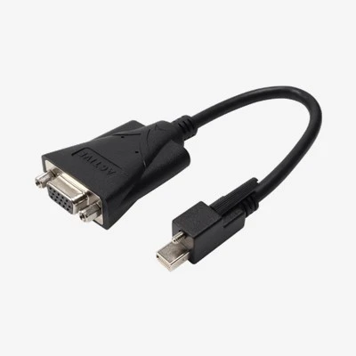 Mini Displayport męski ze śrubą na żeński konwerter VGA