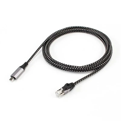 Kabel USB typu C Torj45 Ethernet 1000 mbit/s LAN kabel